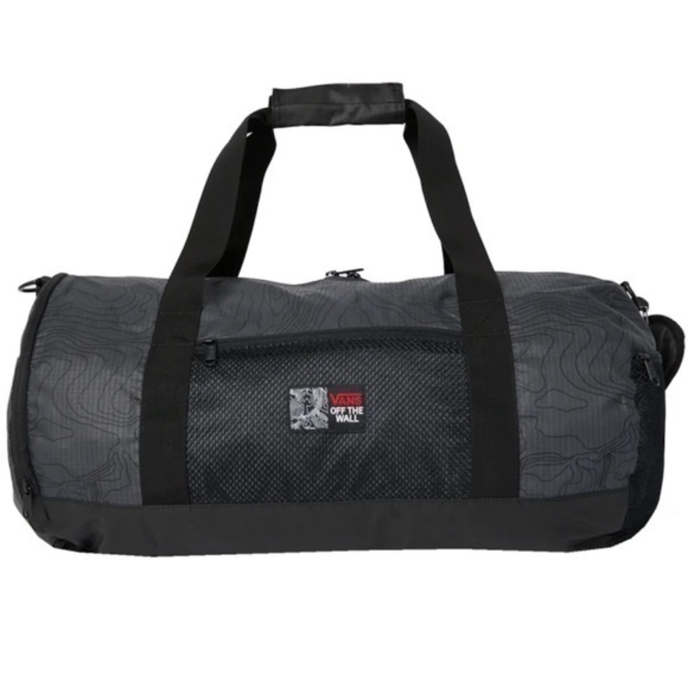 VANS X NATHAN FLORENCE Mala Duffle Vans Collab Nathan Florence Asphalt Black EUC